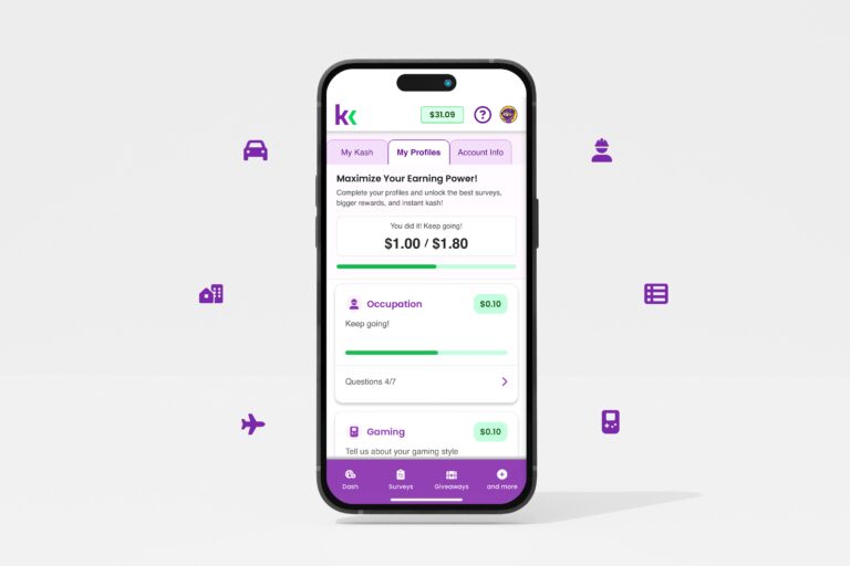 Personalize Your Money-Making with Our Extended Profiling–Now Available on Your KashKick App